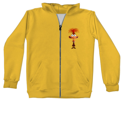 Kids' Zip-through Hoodie - Anxiety - Mfest