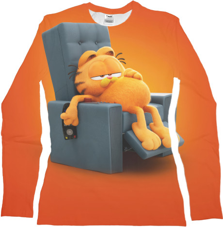 Women's Longsleeve Shirt 3D - Garfield - Mfest