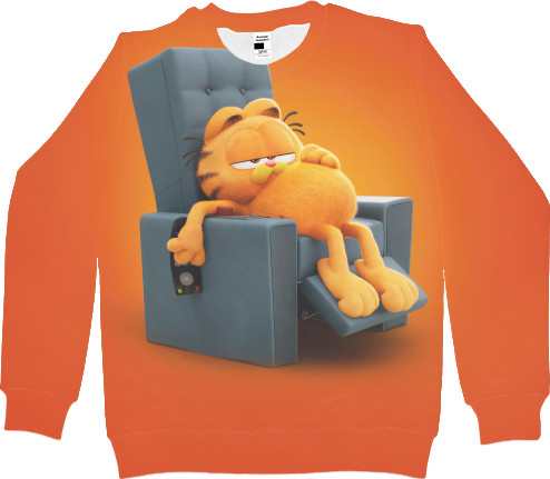 Women's Sweatshirt 3D - Garfield - Mfest