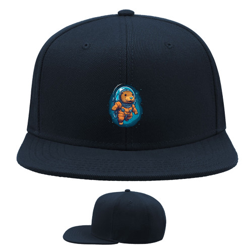 Snapback Baseball Cap - Capybara in space - Mfest