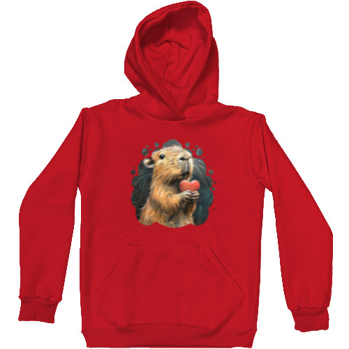 Kids' Premium Hoodie - Capybara in love - Mfest