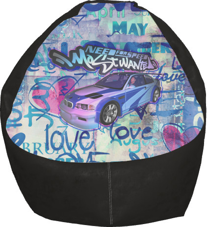 Bean Bag Chair - NFS Most Wanted graffitti - Mfest