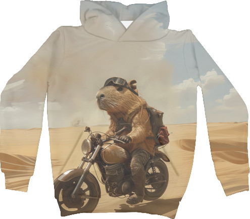 Capybara biker