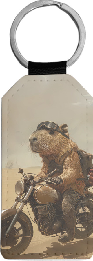 Capybara biker