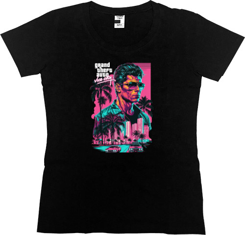 Women's Premium T-Shirt - GTA Vice City - Mfest