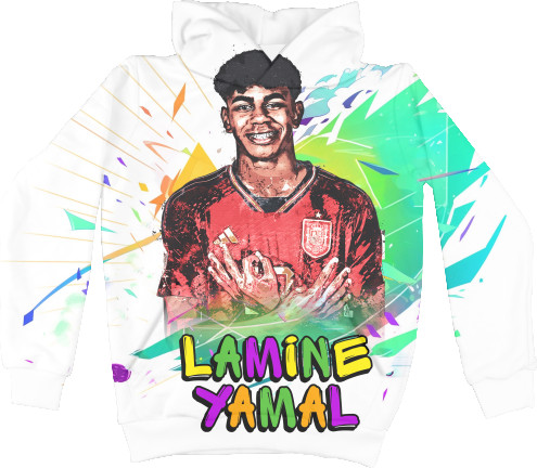 Kids' Hoodie 3D - Lamine Yamal  - Mfest