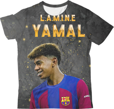 Kids' T-Shirt 3D - Lamine Yamal 1 - Mfest