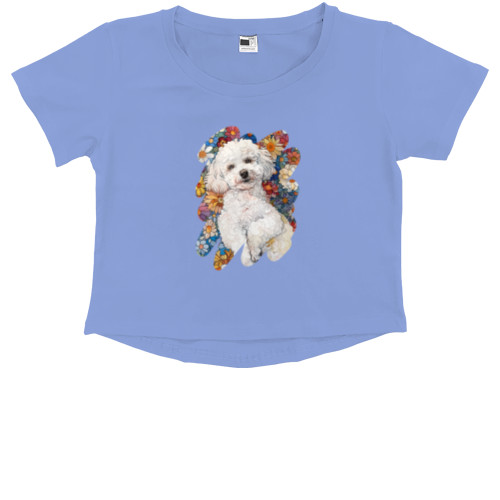 Kids' Premium Cropped T-Shirt - Toy poodle - Mfest