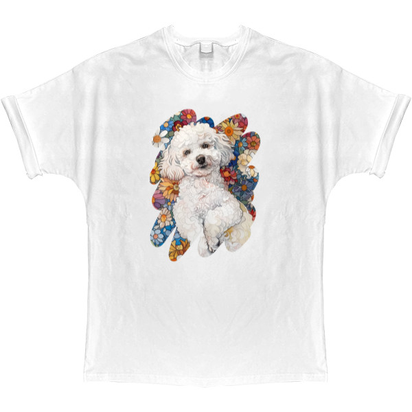 T-shirt Oversize - Toy poodle - Mfest