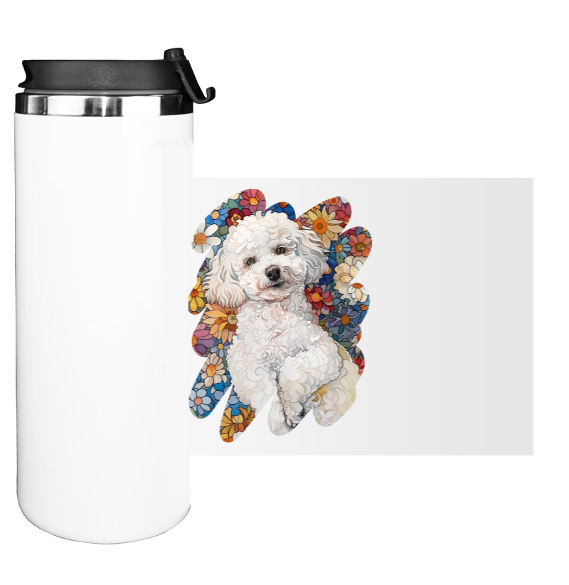 Water Bottle on Tumbler - Toy poodle - Mfest