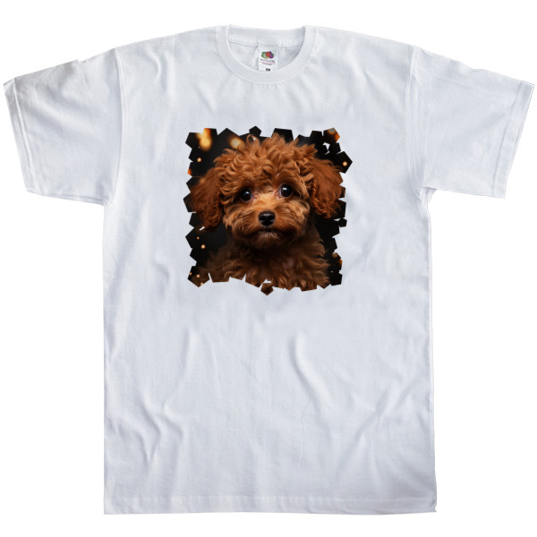 Men's T-Shirt Fruit of the loom - Тoy poodle 2 - Mfest