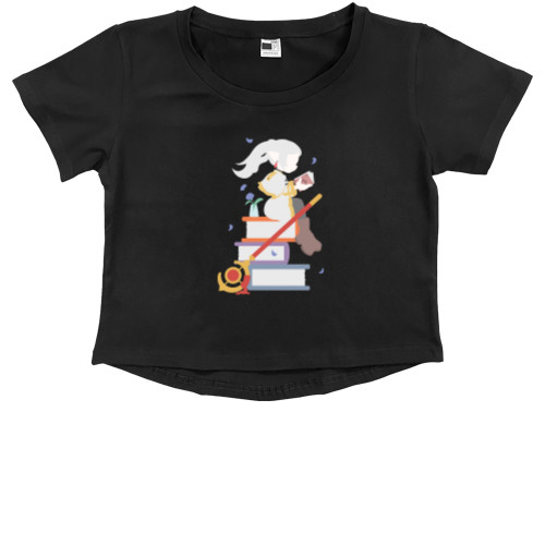 Kids' Premium Cropped T-Shirt - Frieren - Mfest