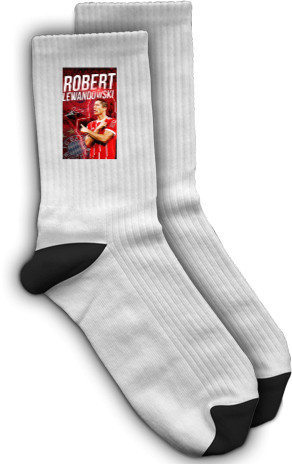 Socks - Footballer Robert Lewandowski - Mfest