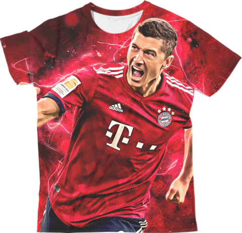 Man's T-shirt 3D - Robert Lewandowski - Mfest