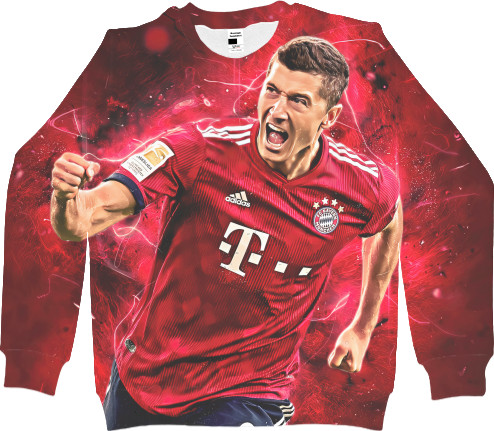 Men's Sweatshirt 3D - Robert Lewandowski - Mfest