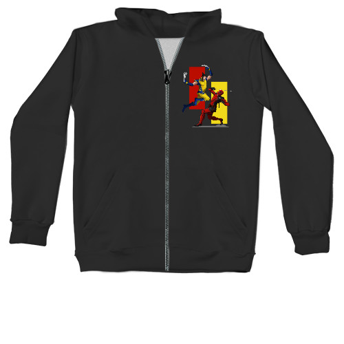 Unisex Zip-through Hoodie - Deadpool and Wolverine - Mfest