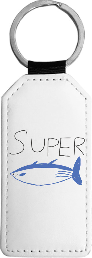 Rectangular Keychain - jin super tuna - Mfest