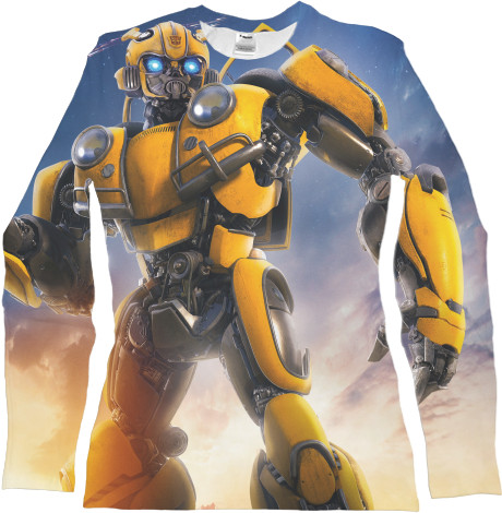 Women's Longsleeve Shirt 3D - Bumblebee (Transformers) - Mfest