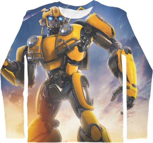 Men's Longsleeve Shirt 3D - Bumblebee (Transformers) - Mfest