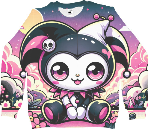 Women's Sweatshirt 3D - Kuromi Onegai My Melody - Mfest