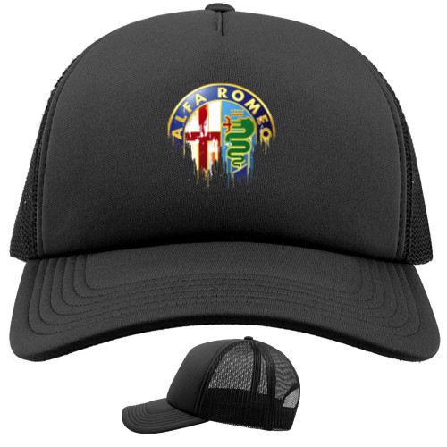 Trucker Cap - Alfa Romeo Logo - Mfest