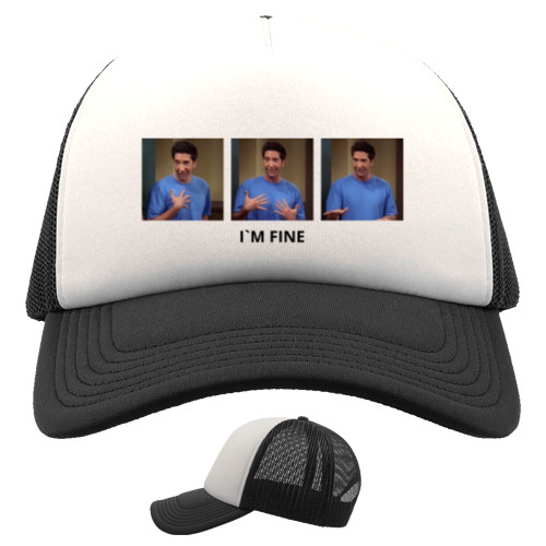 Kids' Trucker Cap - I'm fine - Mfest