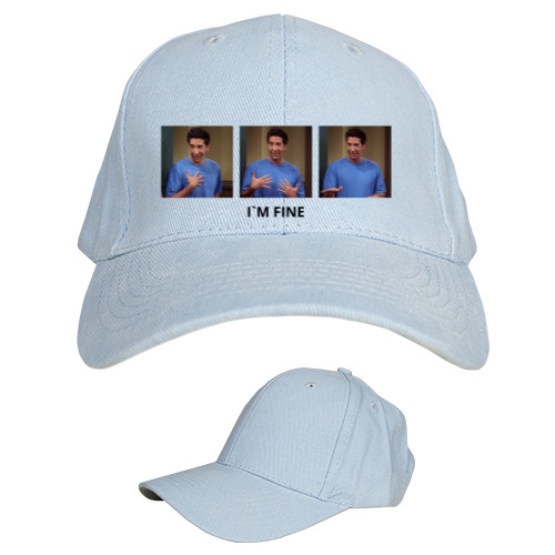 Kids' Baseball Cap 6-panel - I'm fine - Mfest