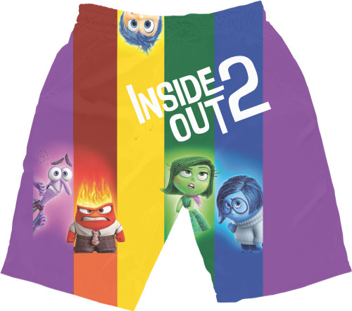 Men's Shorts 3D - Inside Out 2 - Mfest