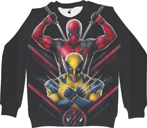 Kids' Sweatshirt 3D - Deadpool and  Wolverine 2 - Mfest