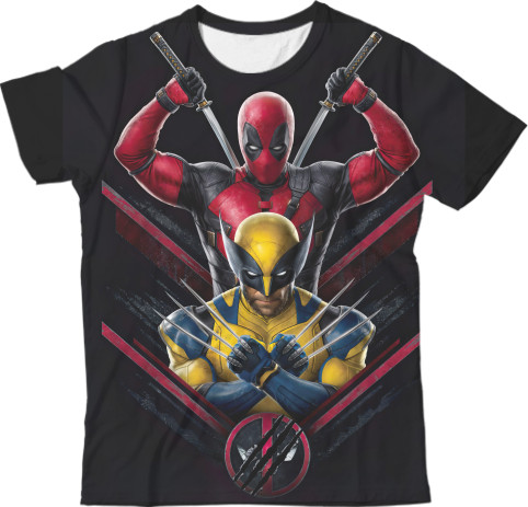 Kids' T-Shirt 3D - Deadpool and  Wolverine 2 - Mfest