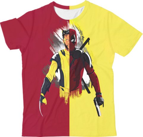 Kids' T-Shirt 3D - Deadpool and Wolverine 4 - Mfest