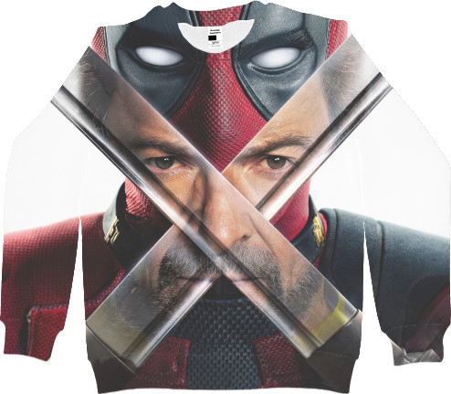 Women's Sweatshirt 3D - Deadpool and Wolverine 5 - Mfest