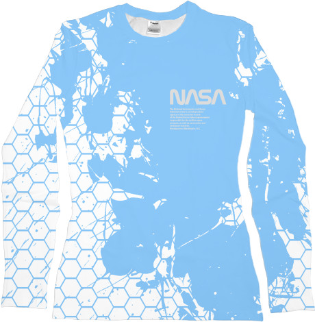 Women's Longsleeve Shirt 3D - Nasa - Mfest