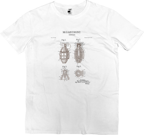 Kids' Premium T-Shirt - A patent for a hand grenade - Mfest