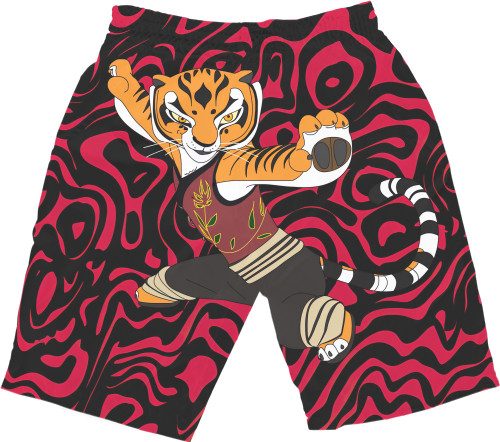 Men's Shorts 3D - Tigress Kung Fu Panda - Mfest