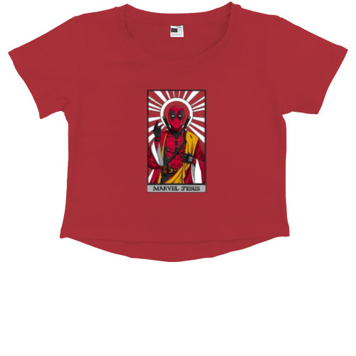 Kids' Premium Cropped T-Shirt - Deadpool  and  Wolverine 8 - Mfest