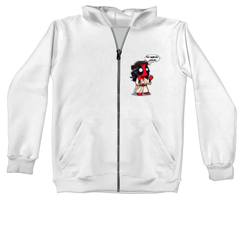 Kids' Zip-through Hoodie - Deadpool  12 - Mfest