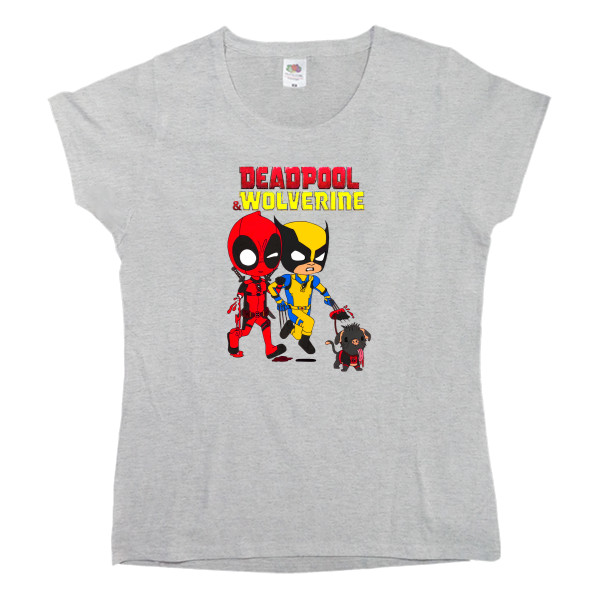 Women's T-shirt Fruit of the loom - Deadpool and Wolverine 10 - Mfest