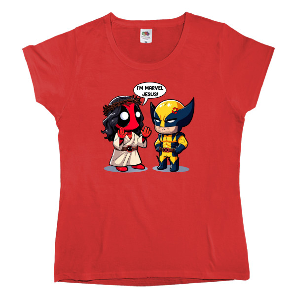 Women's T-shirt Fruit of the loom - Deadpool and Wolverine 11 - Mfest