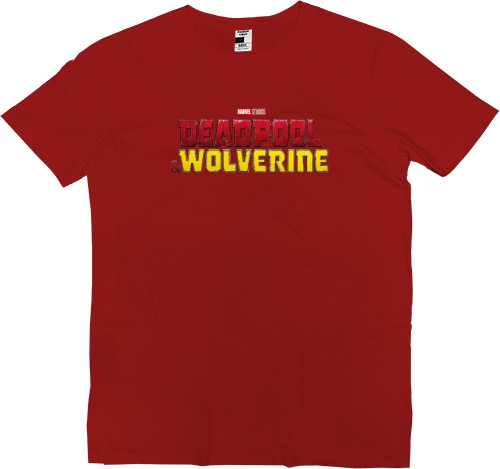 Men’s Premium T-Shirt - Deadpool and Wolverine logo - Mfest