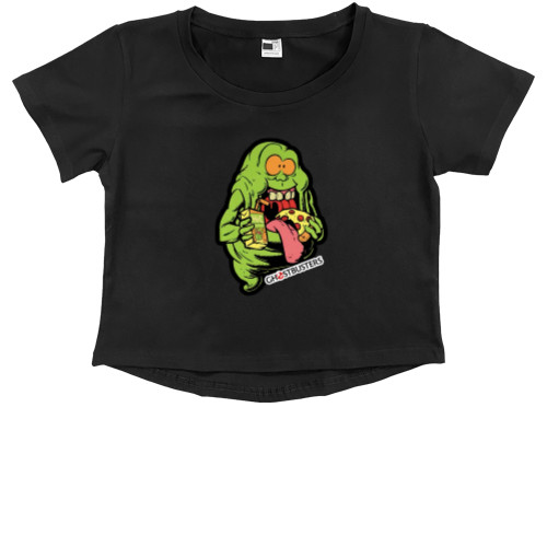 Kids' Premium Cropped T-Shirt - Slime Ghostbusters - Mfest