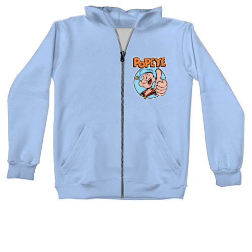 Kids' Zip-through Hoodie - Popeye - Mfest