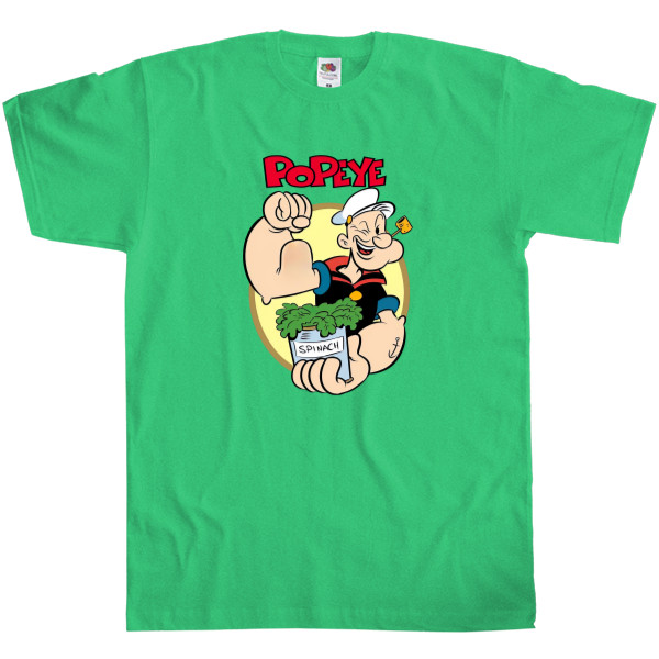 Моряк Попай - T-shirt Classic Men's Fruit of the loom - Popeye 2 - Mfest