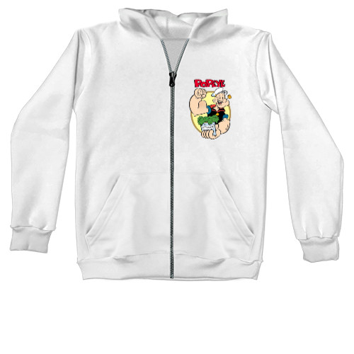 Kids' Zip-through Hoodie - Popeye 2 - Mfest