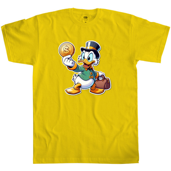 Men's T-Shirt Fruit of the loom - Scrooge McDuck 1 - Mfest