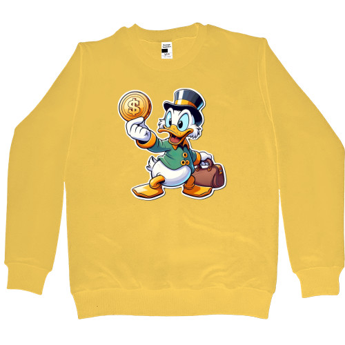 Women's Premium Sweatshirt - Scrooge McDuck 1 - Mfest