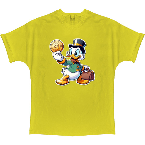 T-shirt Oversize - Scrooge McDuck 1 - Mfest