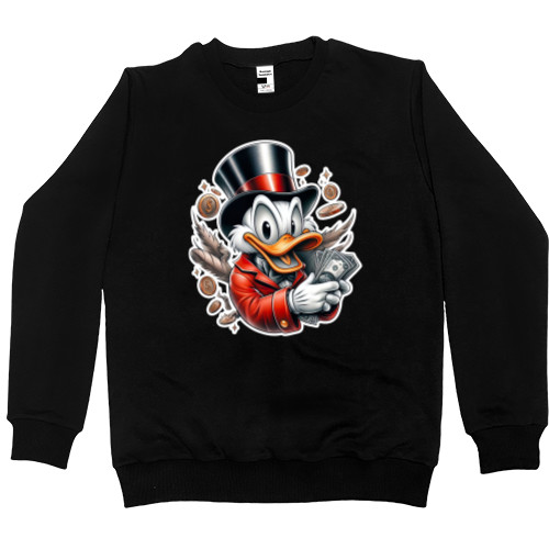 Men’s Premium Sweatshirt - Scrooge McDuck 2 - Mfest