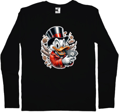 Men's Longsleeve Shirt - Scrooge McDuck 2 - Mfest