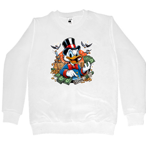 Women's Premium Sweatshirt - Scrooge McDuck 3 - Mfest